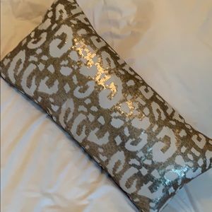 DKNY decorative pillow.